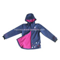 Outwear softshell Children's printing hooded jacket